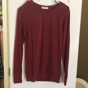 Forever 21 long sleeve garnet top